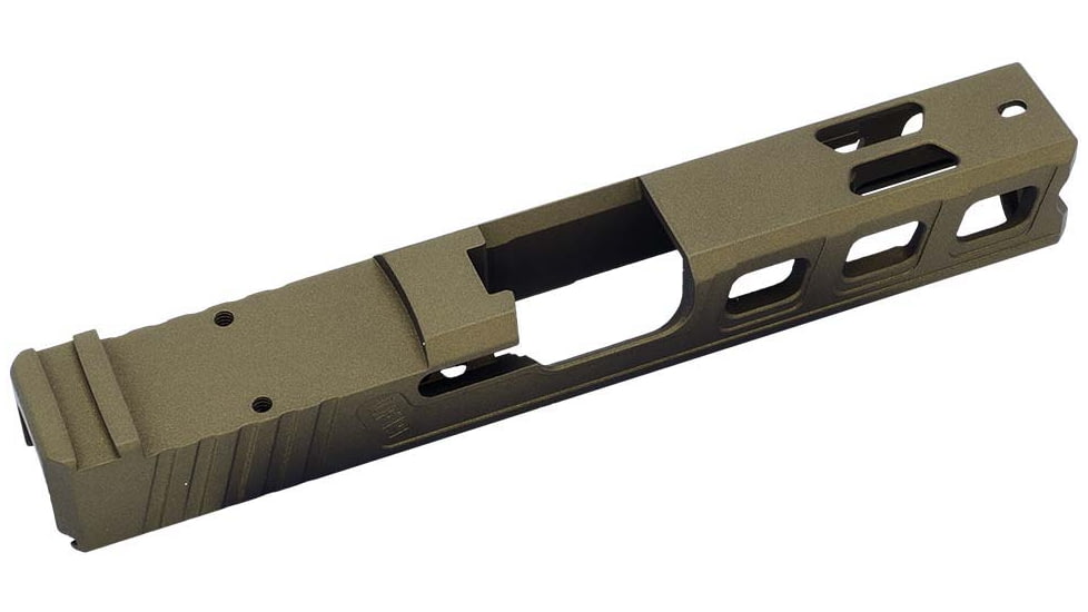 Live Free Armory LF23 Elite Series Pistol Slide w/ No RMR Optic Cut, Glock 23, Burnt Bronze, G323E423092F