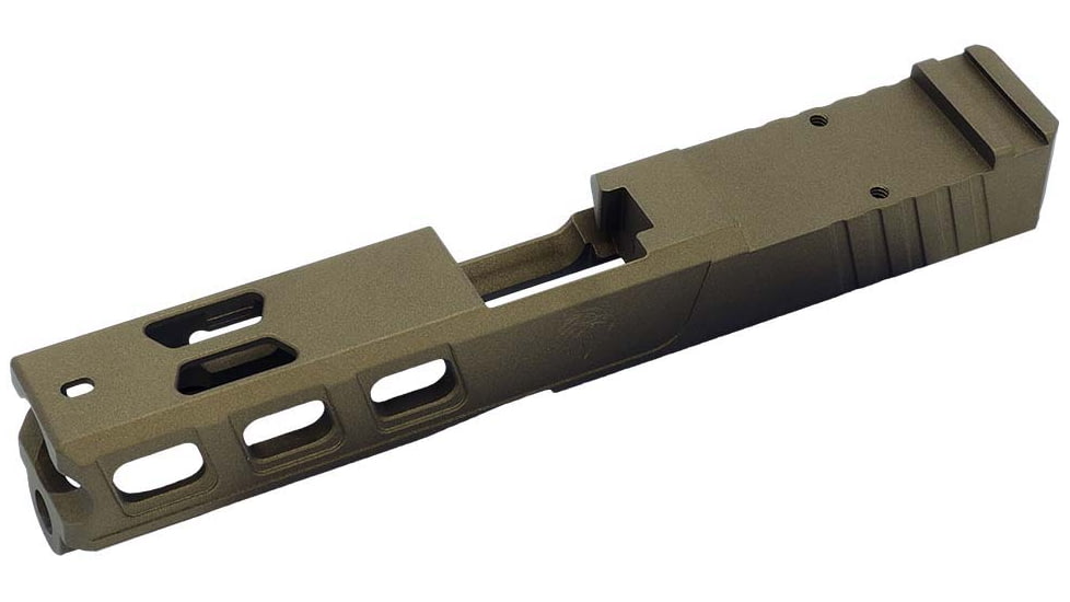 Live Free Armory LF23 Elite Series Pistol Slide w/ No RMR Optic Cut, Glock 23, Burnt Bronze, G323E423092F