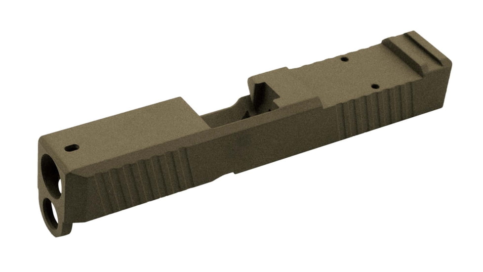 Live Free Armory LF26 Chamfered Series Pistol Slide w/ RMR Optic Cut, Glock 26, Burnt Bronze, G326CH412241F