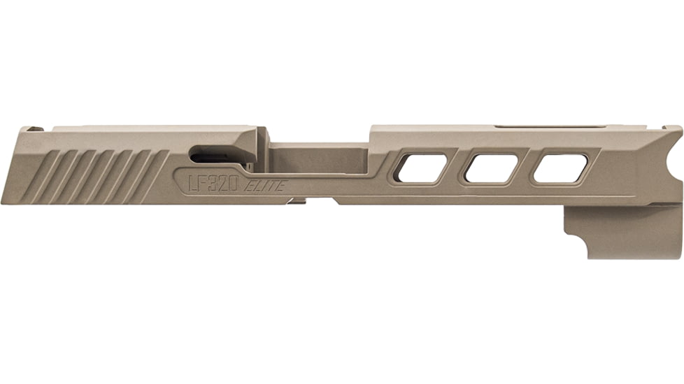 Live Free Armory LF320 Elite Series Pistol Slide, SIG Sauer P320, 9mm Luger, Flat Dark Earth, LF320E22082F
