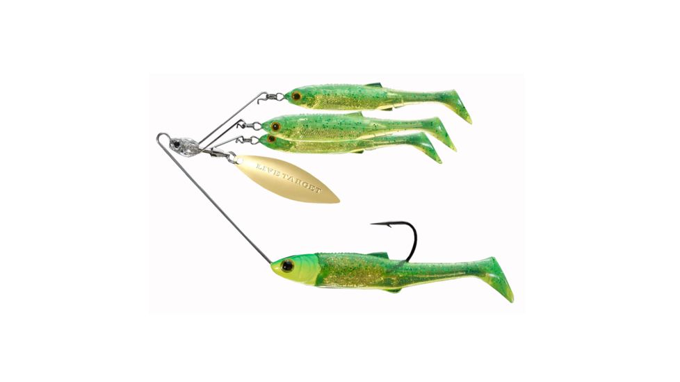 Live Target BB SM SRS,MSV,Lime Chrtrse/Gold,3/0,3/8oz MNSR11SM856