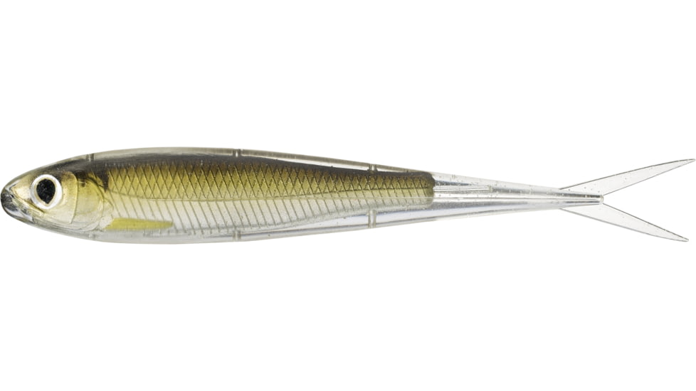 Live Target Livetarget Twitch Minnow Soft Jerk Bait, Silver/Brown, 5-1/4in, 3/8oz, 3 Per Pack, SSR130S934