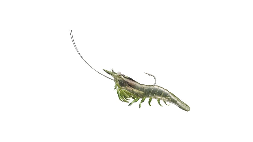 Live Target Rigged Shrimp Soft Plstc,grass shrimp,1/0 SSF75SK918
