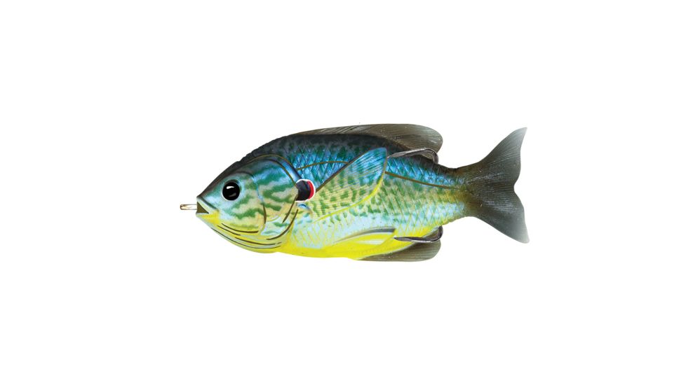 Live Target Sunfish HB,surface,Blu/Yel pumpkinseed3/0 SFH75T555