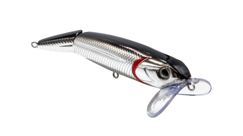 Livingston Lures 4in Walking Boss II Jr. Lure, Black Back Chrome Shad, 13405