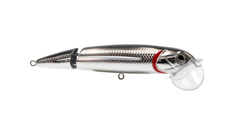 Livingston Lures 4in Walking Boss II Jr. Lure, Black Back Chrome Shad, 13405