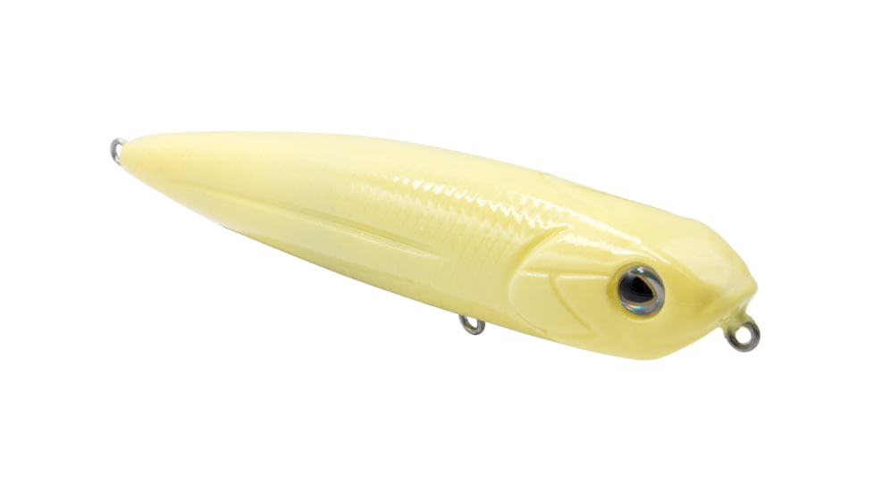Livingston Lures 4in Walking Boss Jr. Lure, Pure Bone Shad, 13324