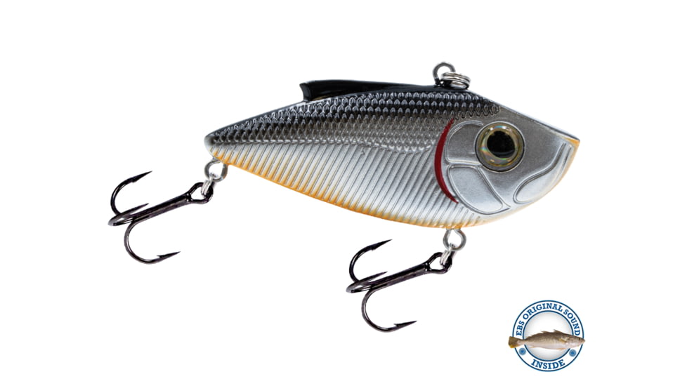 Livingston Lures Pro Ripper Lure, Black Back Chrome Shad, 0105
