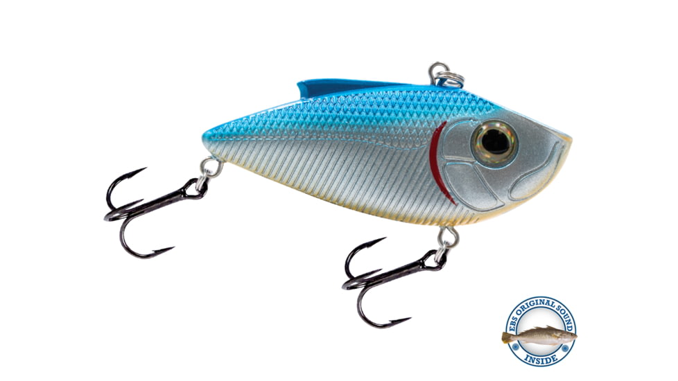 Livingston Lures Pro Ripper Lure, Blue Back Chrome Shad, 0107
