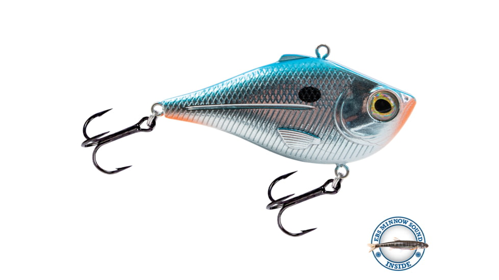 Livingston Lures Pro Ripper Magnum Lure, Blue Red Chrome, 14625