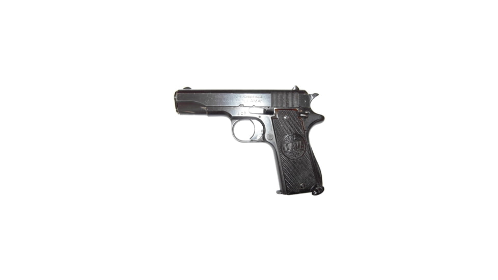 Llama I Pistol, .32 ACP, 3.65in barrel, blued steel frame, black plastic grip, blowback operated semi-auto, fixed blade and notch, 7 round magazine, LLA-I-.32 ACP-3.65-1-FRRMPG