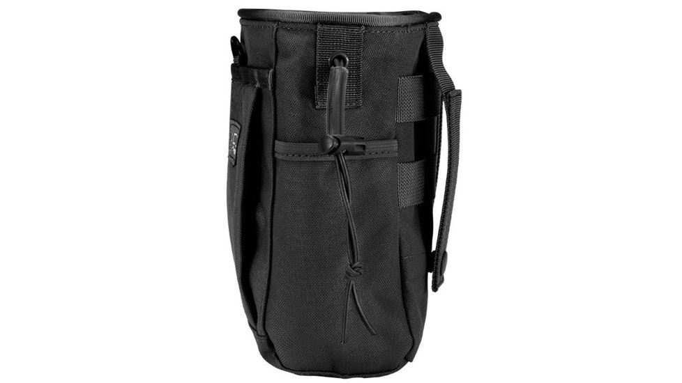 Loaded Gear CX-700 Drawstring Dump Pouch, Compatible w/ Molle System, Black, 5.5 x 3 x 7.5 in BI12624