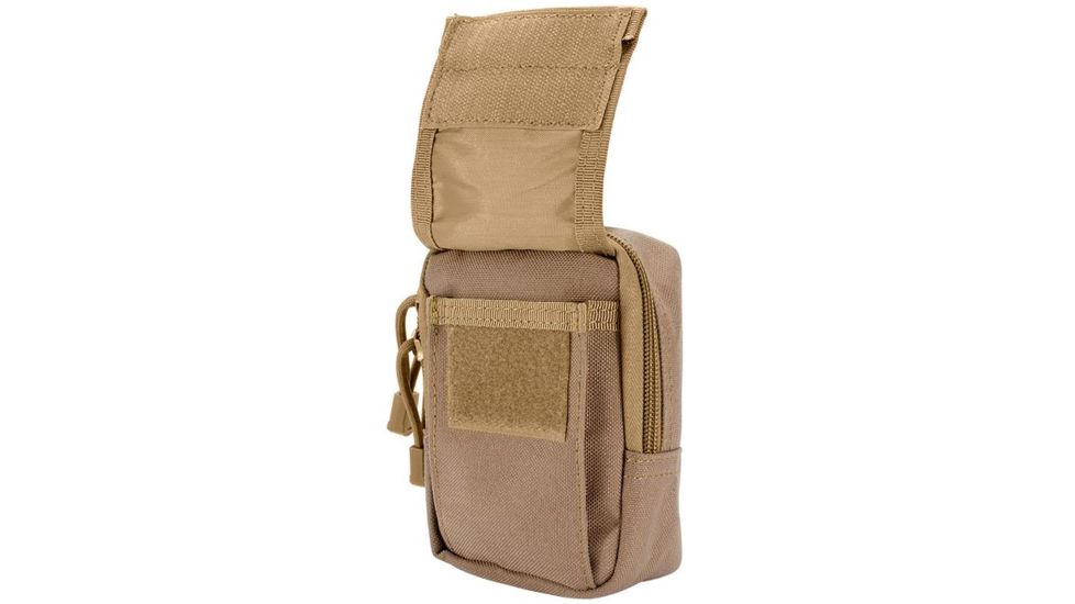 Loaded Gear CX-800 Accessory Pouch, Dual Zipper Design, Compatible w/ Molle System, Dark Earth BI12632