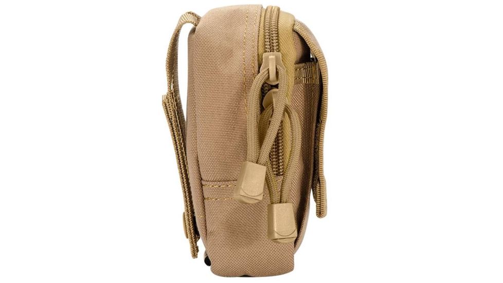 Loaded Gear CX-800 Accessory Pouch, Dual Zipper Design, Compatible w/ Molle System, Dark Earth BI12632