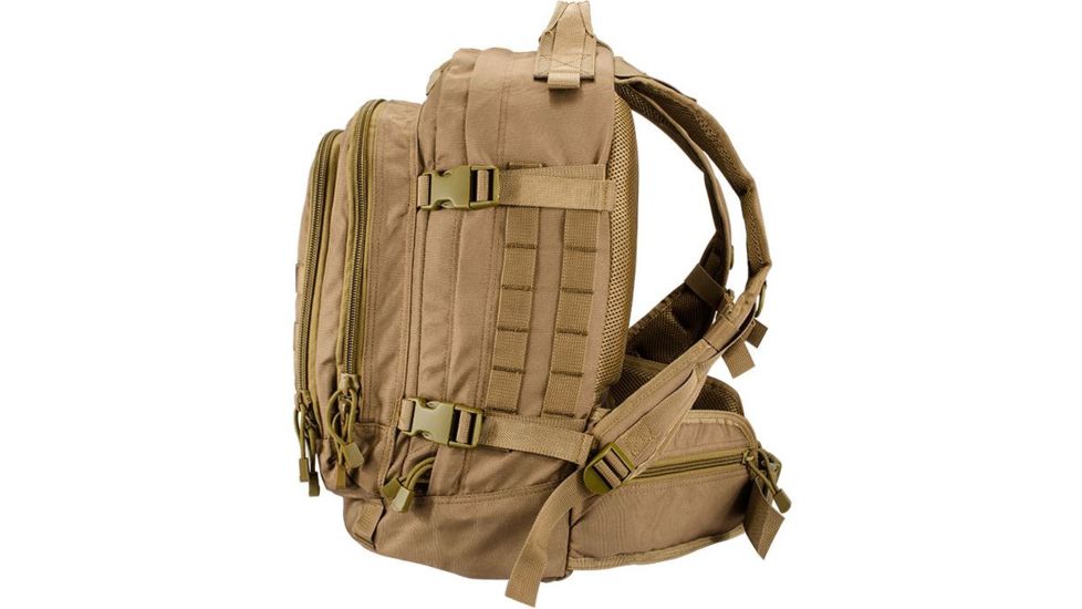 Loaded Gear GX-500 Crossover Utility Backpack, Padded Laptop Sleeve, Side Compression Straps, Dark Earth, 7.08 x 10 x 17.72 In BI12614