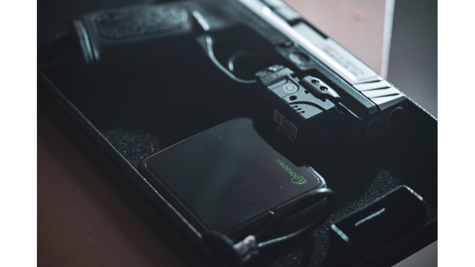 Lockdown Compact Combination Handgun Vault, Black, 1134158