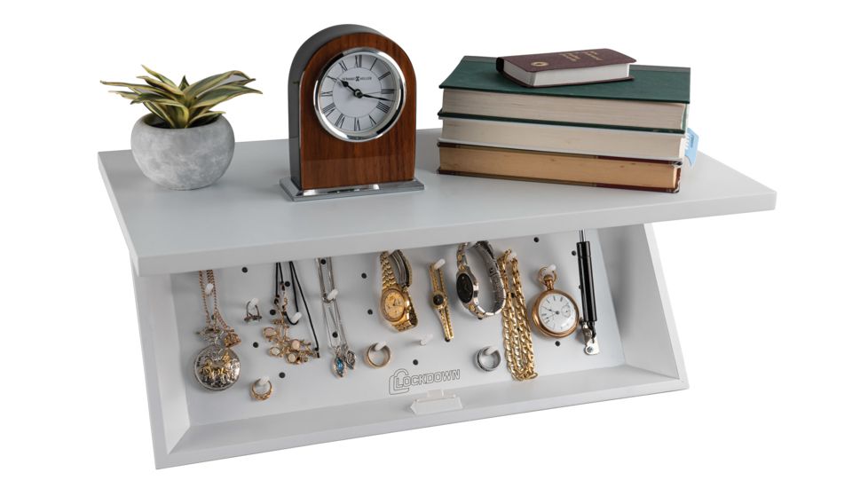 Lockdown In Plain Sight Hidden Shelf, White, 1117247