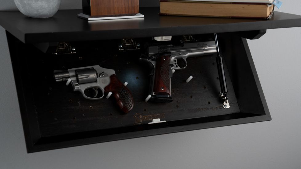 Lockdown In Plain Sight Hidden Stained Shelf, Walnut, 1117248