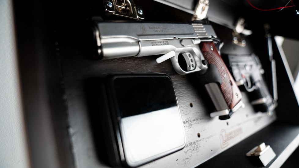 Lockdown In Plain Sight Hidden Stained Shelf, Walnut, 1117248
