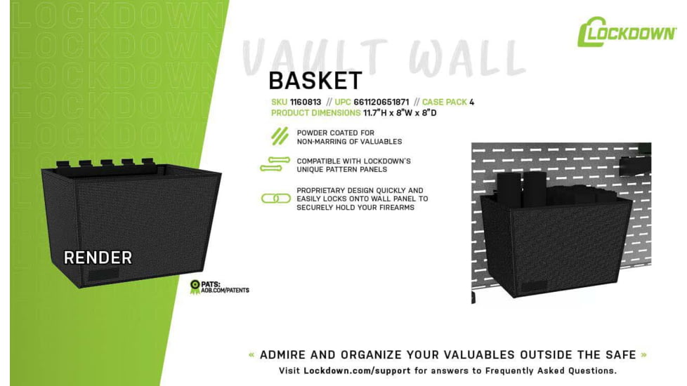 Lockdown SecureWall, Basket, 1160813
