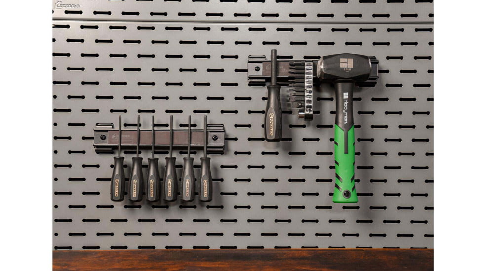 Lockdown SecureWall, Magnetic Tool Hanger 2-Pack, Black, 1215349