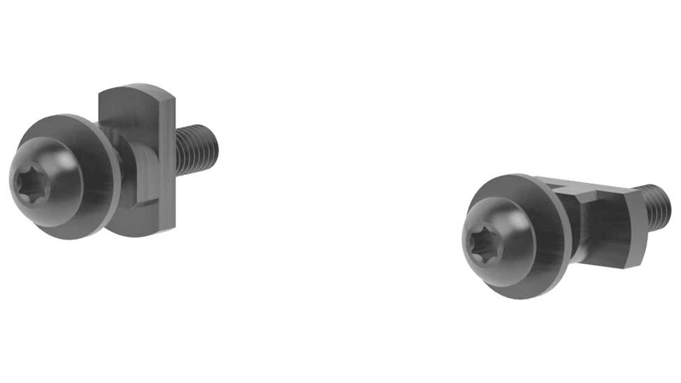 Lockdown SecureWall Universal Adapter, 4 Pack, Black, 1198817