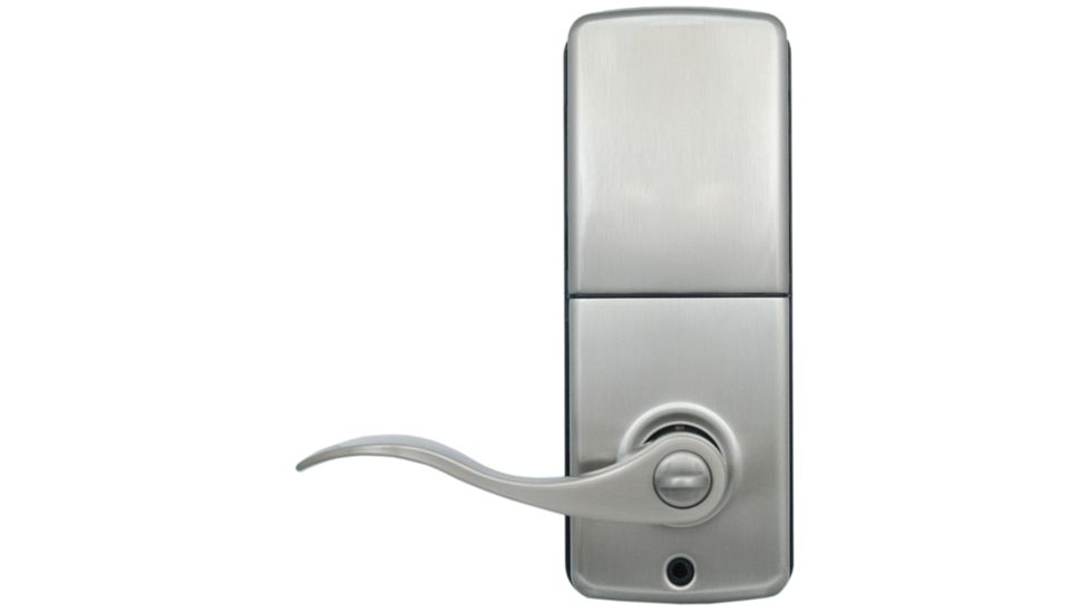 LockState LS-L500 Electronic Keypad Lever Door Lock,Satin Nickel LS-L500-SN