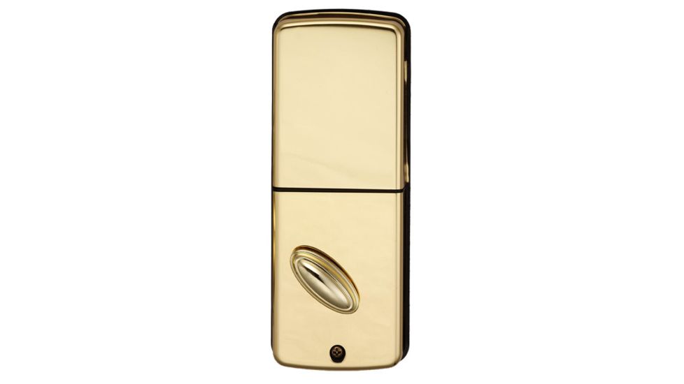 LockState RemoteLock WiFi Electronic Deadbolt Door Lock,Polished Brass LS-DB500i-PB