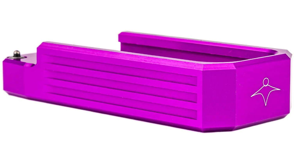 Lockstep Arms AR15 PMAG GEN M3 Base Plate Flat +0-Round, Anodized, Purple, LA-AR15-100-PUR