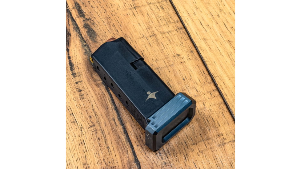 Lockstep Arms Glock 43 Magazine Base Plate +0-Round, Anodized, Gray, LA-G43-100-GRY