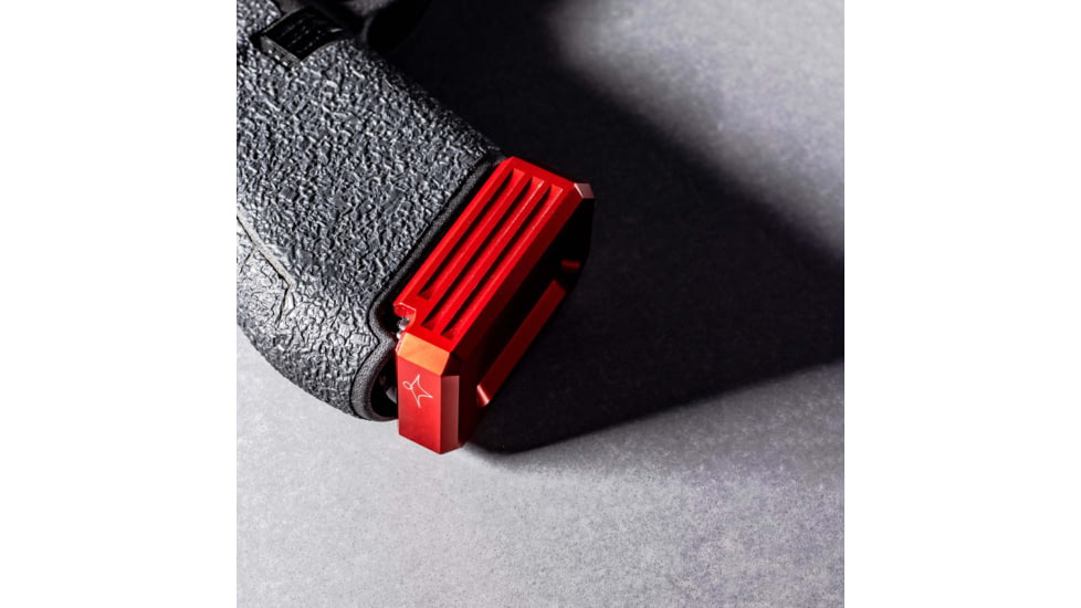 Lockstep Arms Glock 43 Magazine Base Plate +0-Round, Anodized, Red, LA-G43-100-RED