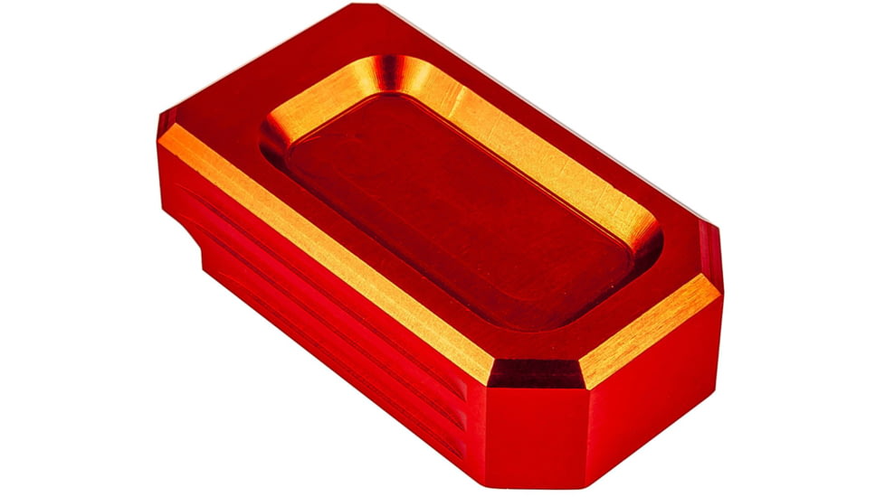 Lockstep Arms Glock 43X/48 Flat Base Plate, Red, LA-G43X-100-RED-0RD