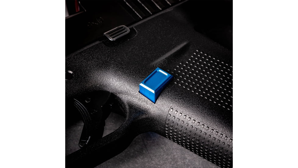 Lockstep Arms Glock 43X/48 Mag Release, Blue, LA-G43X-150-BLU