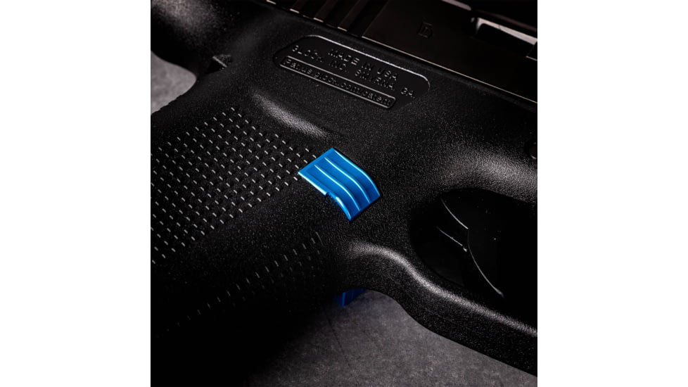 Lockstep Arms Glock 43X/48 Mag Release, Blue, LA-G43X-150-BLU
