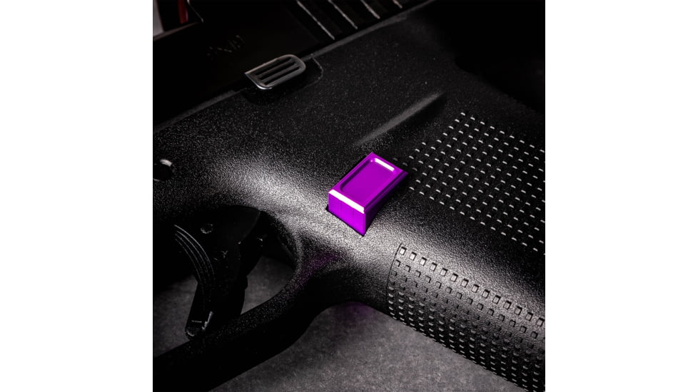 Lockstep Arms Glock 43X/48 Mag Release, Purple, LA-G43X-150-PUR