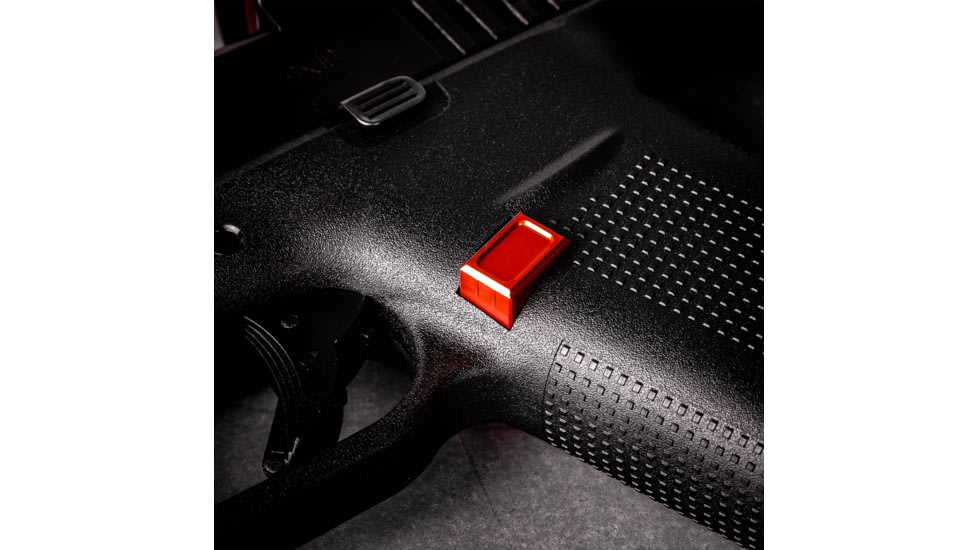 Lockstep Arms Glock 43X/48 Mag Release, Red, LA-G43X-150-RED