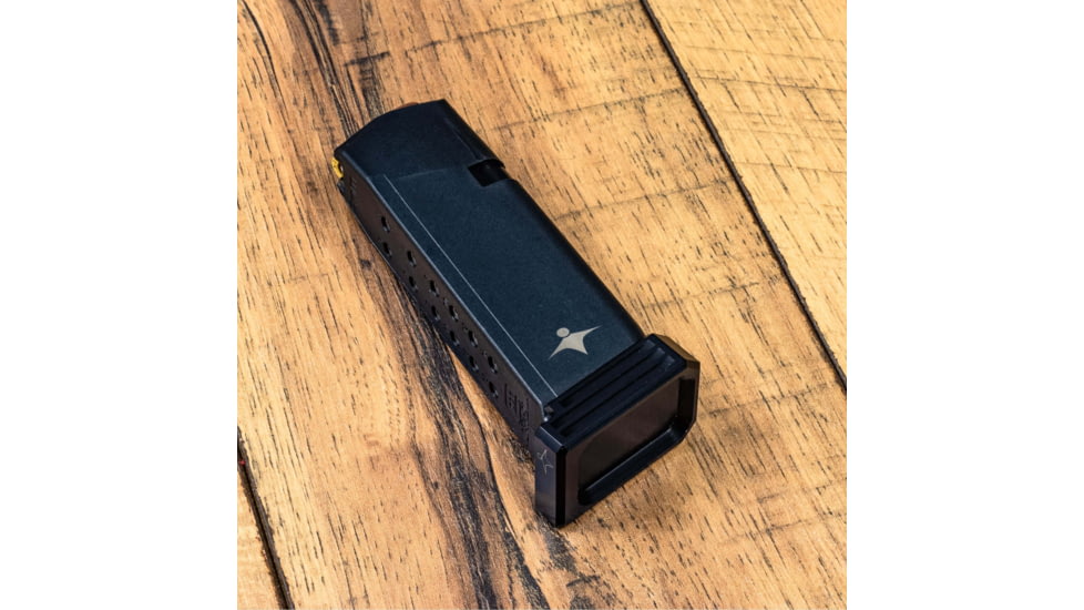 Lockstep Arms Glock 9/40 Magazine Base Plate +0-Round, Anodized, Black, LA-G19-100-BLK