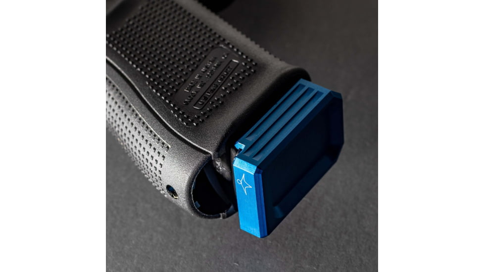 Lockstep Arms Glock 9/40 Magazine Base Plate +0-Round, Anodized, Blue, LA-G19-100-BLU