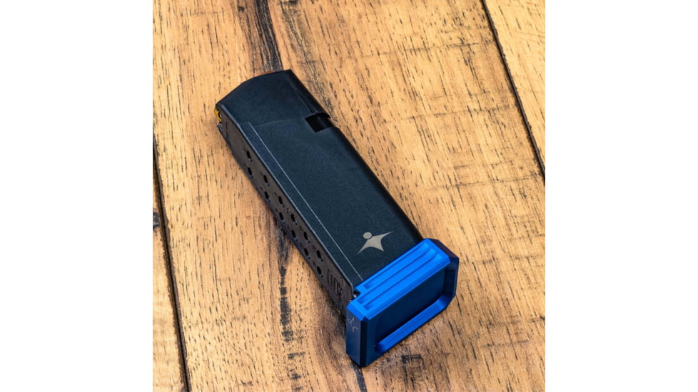 Lockstep Arms Glock 9/40 Magazine Base Plate +0-Round, Anodized, Blue, LA-G19-100-BLU