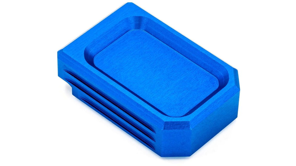 Lockstep Arms Glock 9/40 Magazine Base Plate +0-Round, Anodized, Blue, LA-G19-100-BLU