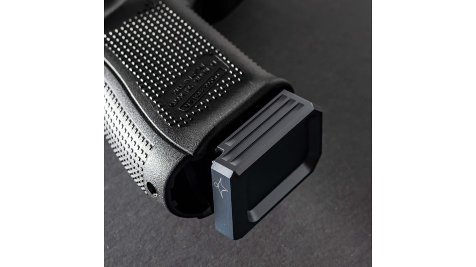 Lockstep Arms Glock 9/40 Magazine Base Plate +0-Round, Anodized, Gray, LA-G19-100-GRY