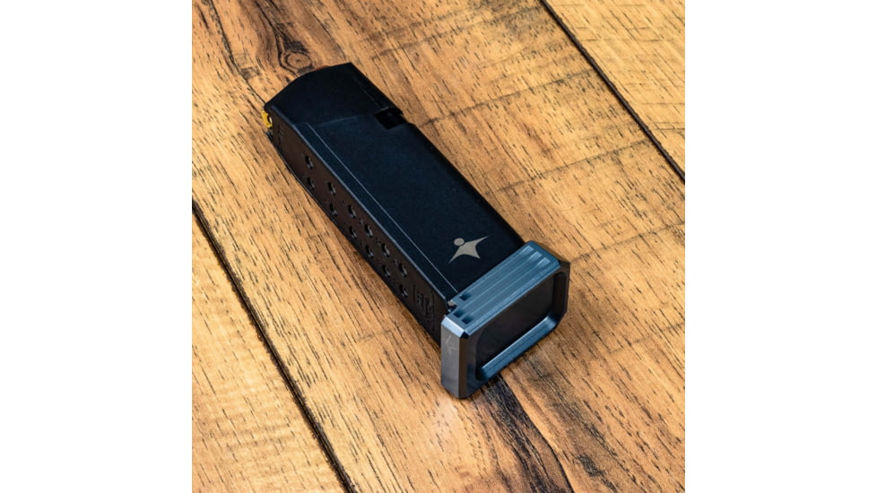 Lockstep Arms Glock 9/40 Magazine Base Plate +0-Round, Anodized, Gray, LA-G19-100-GRY