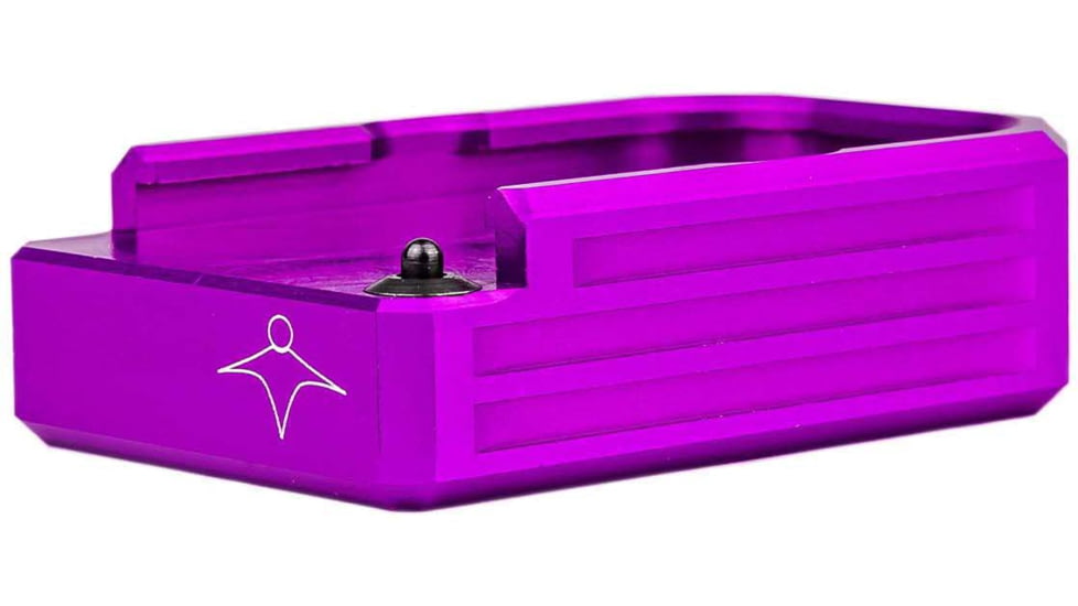 Lockstep Arms Glock 9/40 Magazine Base Plate +0-Round, Anodized, Purple, LA-G19-100-PUR