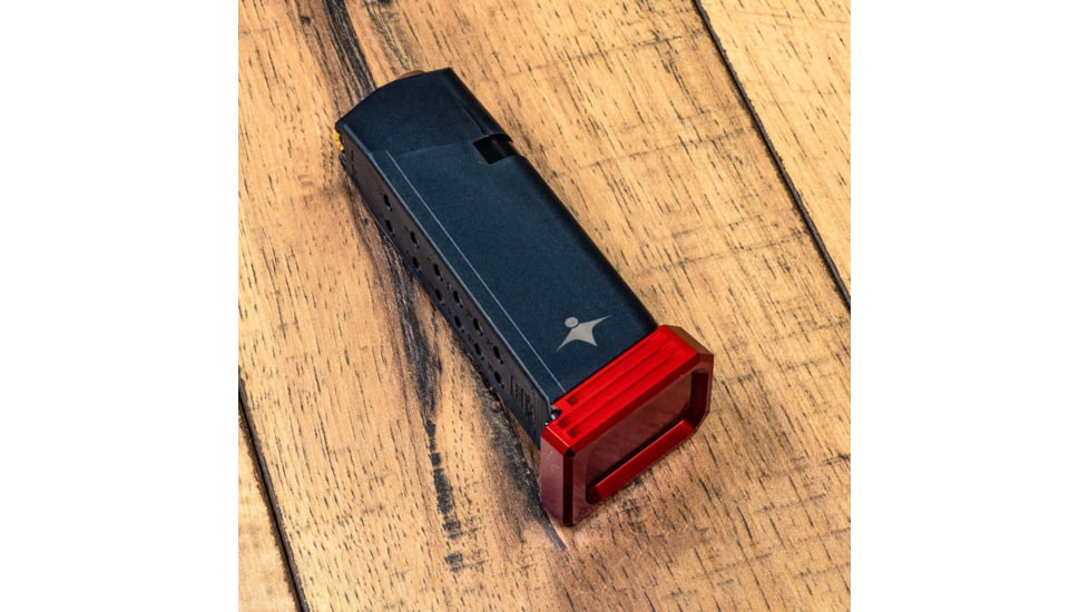Lockstep Arms Glock 9/40 Magazine Base Plate +0-Round, Anodized, Red, LA-G19-100-RED