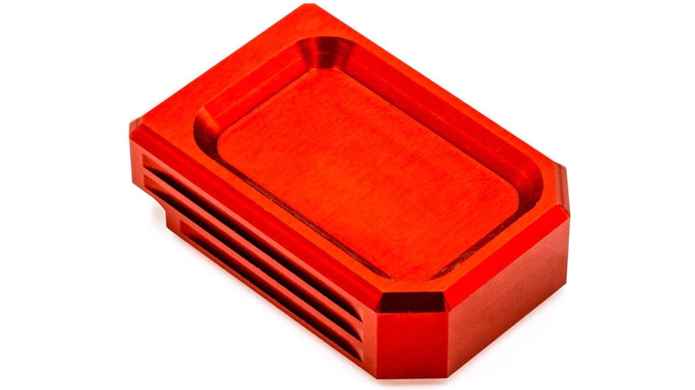 Lockstep Arms Glock 9/40 Magazine Base Plate +0-Round, Anodized, Red, LA-G19-100-RED