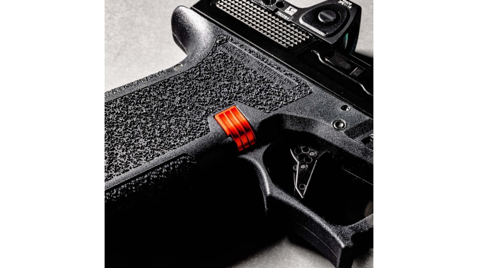 Lockstep Arms Glock Gen 1-3 Magazine Release, Anodized, Red, LA-G19-V13-150-RED