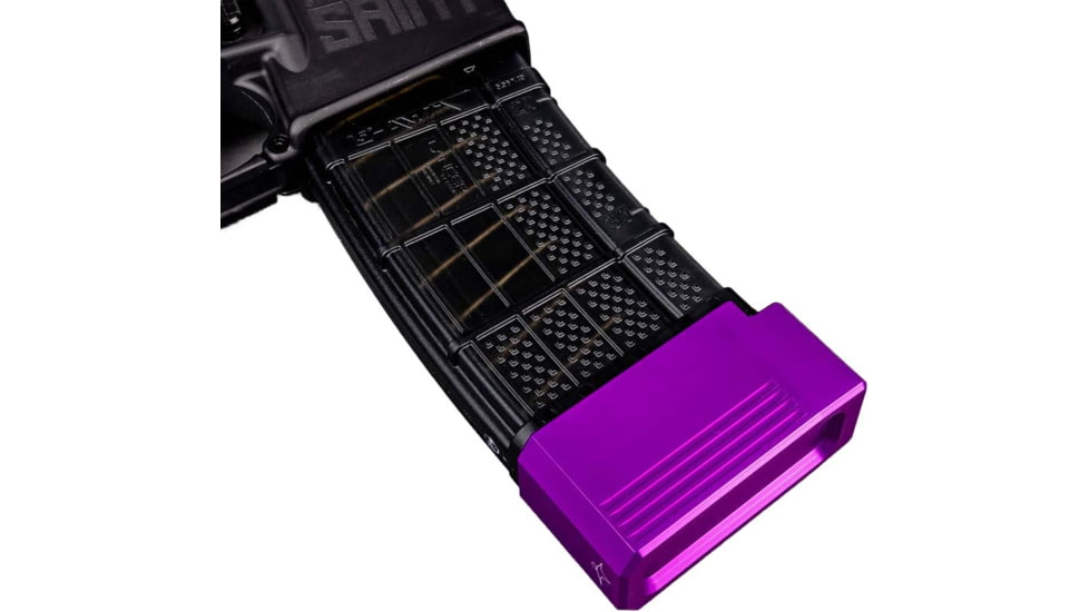 Lockstep Arms Lancer L5AWM Base Plate Plus 5, Purple, 5, LA-AR15-112-PUR