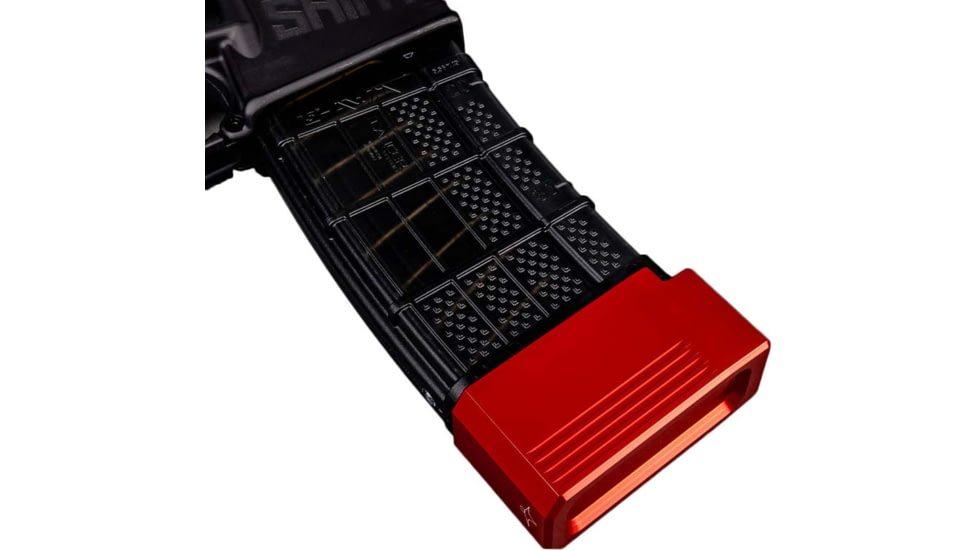 Lockstep Arms Lancer L5AWM Base Plate Plus 5, Red, 5, LA-AR15-112-RED