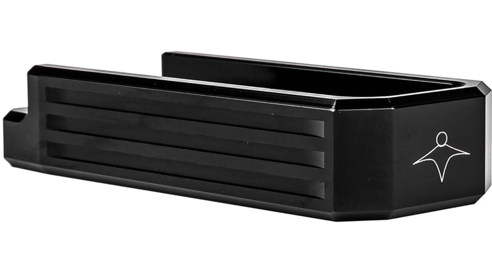 Lockstep Arms Lancer L5AWM Flat Base Plate, Black, LA-AR15-101-BLK-0RD