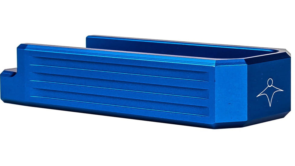 Lockstep Arms Lancer L5AWM Flat Base Plate, Blue, LA-AR15-101-BLU-0RD